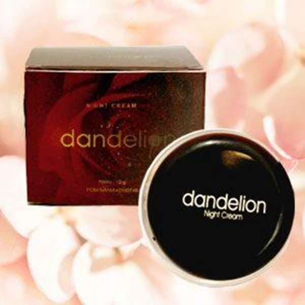 Night Cream Dandelion Pot Packaging 13gr